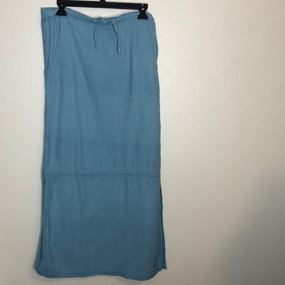 Fabindia Women’s Denim Long Pencil Skirt Sz S